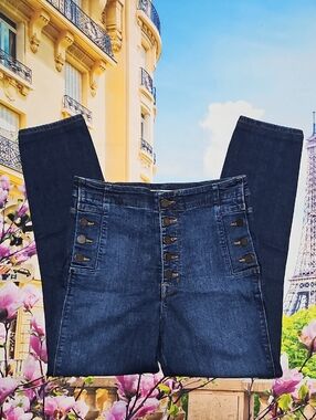 J Brand‎ Natasha 11 Button High Waist Equalize Jeans Size 28